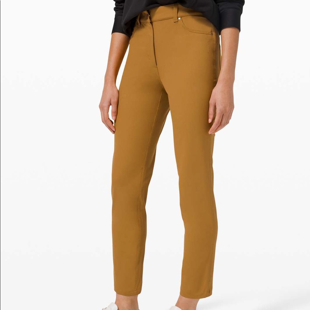 Lululemon City Sleek 7/8 Pant (4) Spiced Bronze